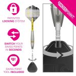 Darts szett steel Target SP Scott Williams G2 25g 90% wolfram