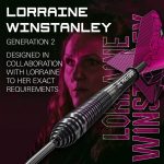 Darts szett steel Target SP Lorraine Winstanley G2, 24g 90% wolfram