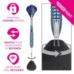 Darts szett steel Target SP Phil Taylor Power Gx2, 22g 95% wolfram (Készlet erejéig!)