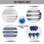 Darts szett steel Target SP Phil Taylor Power Gx2, 22g 95% wolfram (Készlet erejéig!)