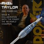 Darts szett steel Target SP Phil Taylor Power Gx2, 26g 95% wolfram