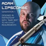 Darts szett steel SP Target Adam Lipscombe, 25g 90% wolfram