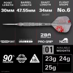 Darts szett steel SP STAR WARS TARGET AT-AT, 24g 90% wolfram