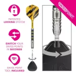 Darts szett steel SP Target Buzz SP02, 26g 90% wolfram