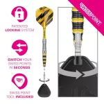 Darts szett steel SP Target Buzz SP03, 23g 90% wolfram