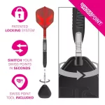 Darts szett steel SP Target Shift, 25g 90% wolfram