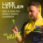 Darts szett steel SP Target Luke Littler Fallout, 23g 90% wolfram