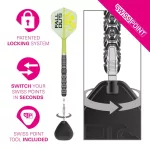 Darts szett steel SP Target Luke Littler Fallout, 24g 90% wolfram