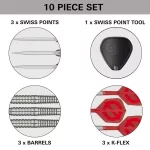Darts szett steel SP Target Group O 01, 22g 50% wolfram
