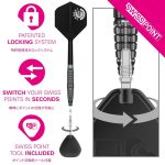 Darts szett steel Target Japan Prime Series Scream Gen2 25g 90% wolfrám