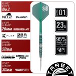 Darts szett steel Target Japan Mikuru Suzuki Miracle G7, 25g 95% wolfrám
