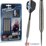Dart szett TARGET steel POWER SILVERLIGHT 24g, BRASS - Phil Taylor (készlet erejéig)