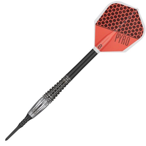 Darts szett soft TARGET JAPAN Mitsumasa Hoshino The Pyro G8.1, 17g 95% wolfram