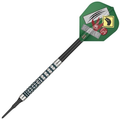 Darts szett soft TARGET JAPAN George Nishitani Raptor G4, 18g 90% wolfram