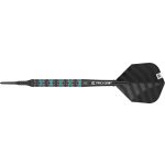 Dart szett soft TARGET Rob Cross Black Edition, 18g 90% wolfrám