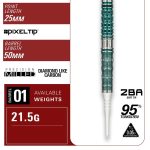 Darts szett soft Target Japan Mikuru Suzuki Miracle G7 , 21,5g 95% wolfrám (készlet erejéig)