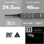 Darts szett soft Target Luke Littler Fallout, 19g 90% wolfram