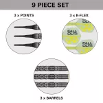 Darts szett soft Target Luke Littler Fallout, 19g 90% wolfram