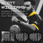 Darts toll Target Scott Williams fekete, No2, 9 db-os multipack 2024