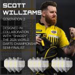 Darts toll Target Pro.Ultra Scott Williams G2, No2 9 db-os multipack