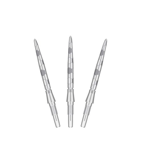 Darts fémhegy TARGET SP Swiss Storm Onyx Point ezüst, 26mm