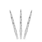 Darts fémhegy TARGET SP Swiss Storm Onyx Point ezüst, 30mm