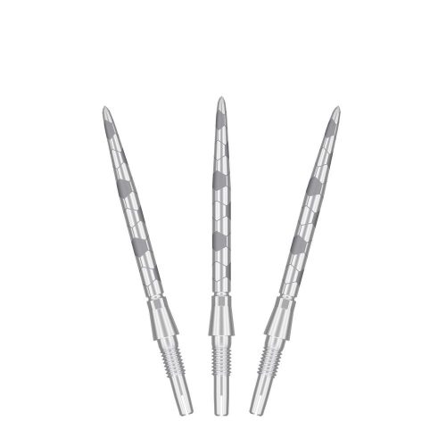 Darts fémhegy TARGET SP Swiss Storm Onyx Point ezüst, 30mm