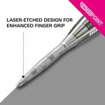 Darts fémhegy TARGET SP Swiss Storm Onyx Point ezüst, 30mm