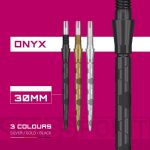 Darts fémhegy TARGET SP Swiss Storm Onyx Point fekete, 30mm