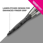 Darts fémhegy TARGET SP Swiss Storm Onyx Point fekete, 35mm