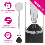 Dart hegy TARGET Swiss Storm Diamond ezüst 2024, 26mm