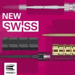 Darts fémhegy TARGET SP Swiss Diamond Pro Point ezüst, 40mm