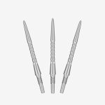 Darts fémhegy TARGET SP Swiss Storm Surge ezüst, 30mm