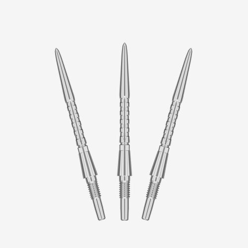 Darts fémhegy TARGET SP Swiss Storm Surge ezüst, 30mm