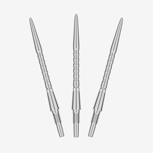 Darts fémhegy TARGET SP Swiss Storm Surge ezüst, 35mm