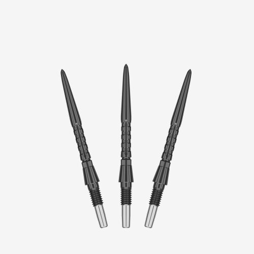 Darts fémhegy TARGET SP Swiss Storm Surge fekete, 26mm