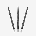 Darts fémhegy TARGET SP Swiss Storm Surge fekete, 30mm