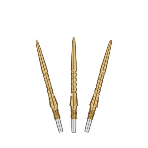 Darts fémhegy TARGET SP Swiss Storm Surge arany, 26mm