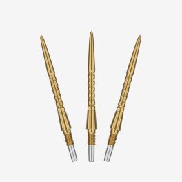 Darts fémhegy TARGET SP Swiss Storm Surge arany, 30mm