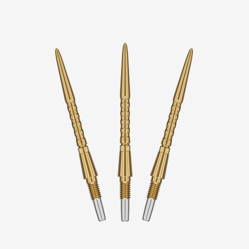 Darts fémhegy TARGET SP Swiss Storm Surge arany, 30mm