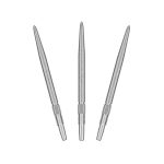 Darts fémhegy TARGET Swiss SLK, ezüst 30mm