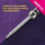 Darts fémhegy TARGET Swiss SLK, ezüst 30mm