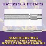 Darts fémhegy TARGET Swiss SLK, ezüst 30mm