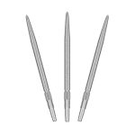 Darts fémhegy TARGET SP Swiss SLK ezüst, 35mm