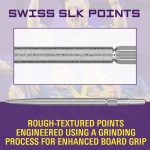 Darts fémhegy TARGET SP Swiss SLK ezüst, 42mm