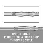 Darts fémhegy TARGET Swiss Storm RST, ezüst 35mm