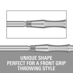 Darts fémhegy TARGET Swiss Storm RST, ezüst 42mm