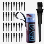 Műanyag darts hegy 2BA TARGET CRYO fekete 30db/csom