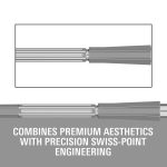 Darts fémhegy TARGET Swiss Point Elysian Archetype 43, ezüst 42mm