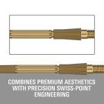 Darts fémhegy TARGET Swiss Point Elysian Archetype 43, arany 35mm